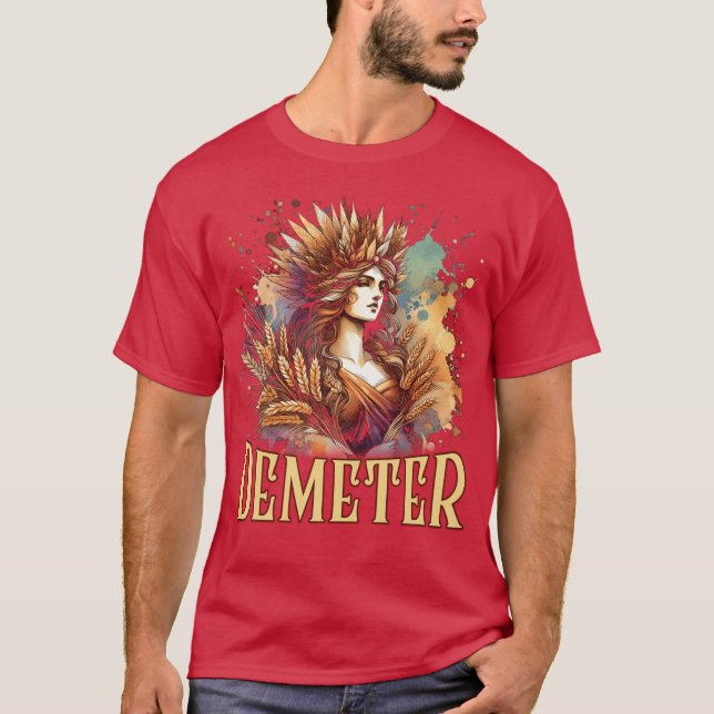 Camiseta Ancient Greek Mythology Lover Harvest Goddess Deme (Anverso)