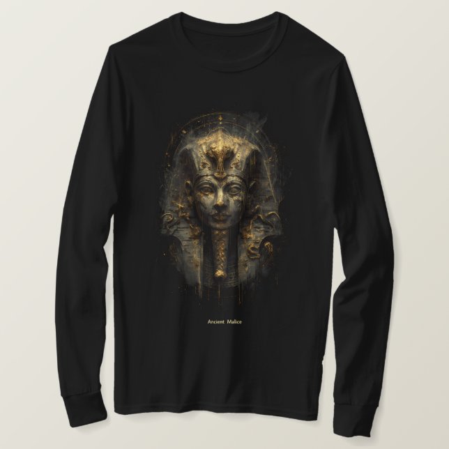 Camiseta Ancient Malice Egyptian Pharaoh Long Sleeve Shirt (Anverso del diseño)