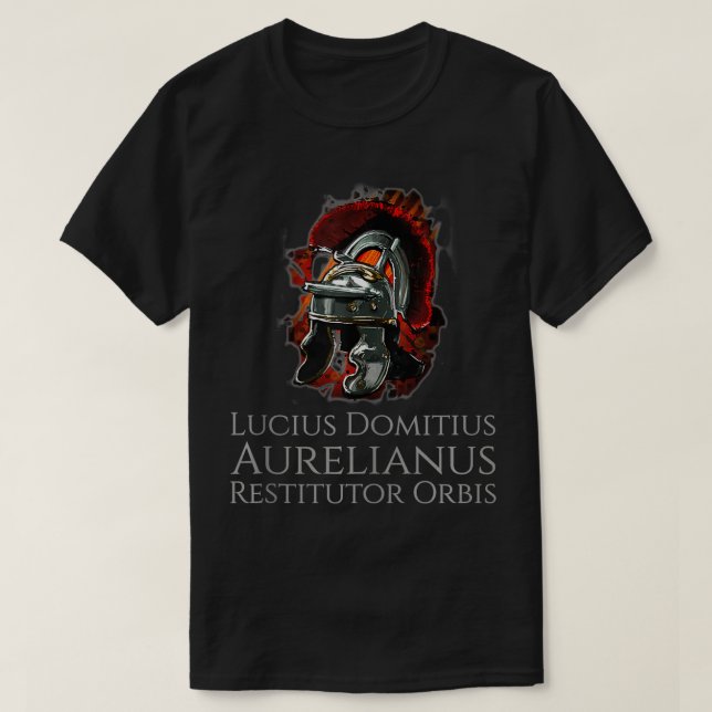 Camiseta Ancient Roman Legionary Helmet  Aurelian  Restitut (Diseño del anverso)