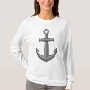 Camiseta Ancla de barco de dibujos animados