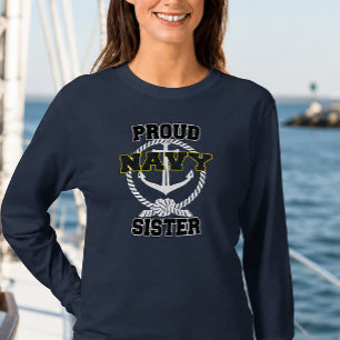Camiseta Ancla de Hermana de la Marina Orgullosa