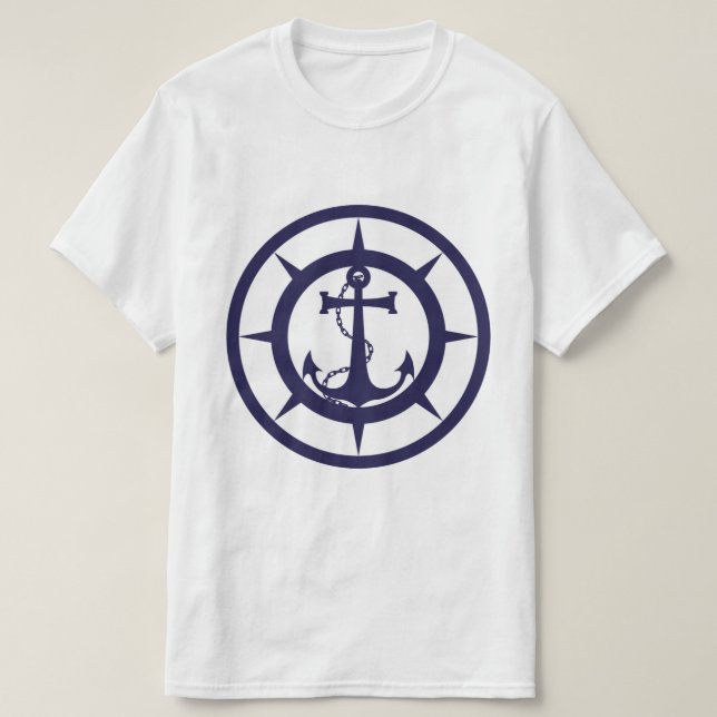 Camiseta Ancla náutica (Diseño del anverso)