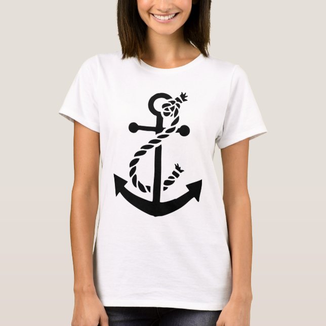 Camiseta Ancla náutica del infante de marina de la marina (Anverso)
