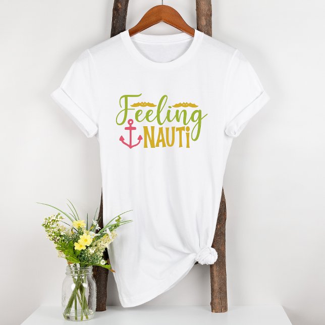 Camiseta Ancla Náutica Sentimiento Travieso Divertido Lindo (Subido por el creador)