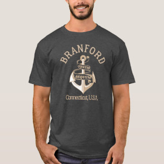Camiseta Ancla Retro Branford Connecticut EE. UU.