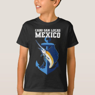Camiseta Anclaje de aventura pesquera Cabo San Lucas Marlin