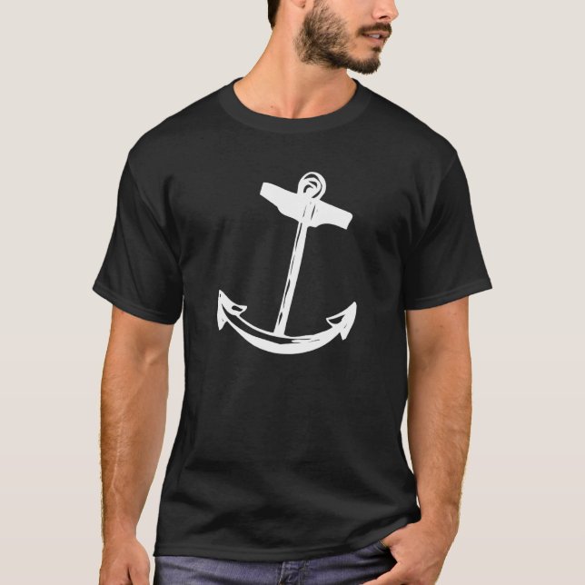 Camiseta Anclaje de barco antiguo (Anverso)