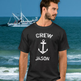Camiseta Anclaje De Barco De La Tripulación