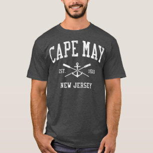 Camiseta Anclaje de barco de Oars cruzado vintage de Cape M