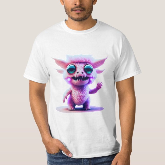 Camiseta Anclaje de la crema rosada (Anverso)
