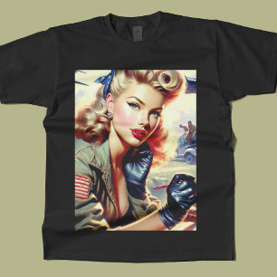 Camiseta Anclaje de Vintage Pilot
