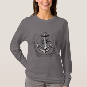 Camiseta Anclaje minimalista - Conexión de fuerza y mar