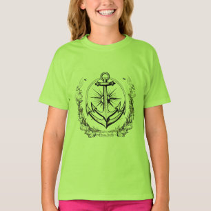 Camiseta Anclaje minimalista - Conexión de fuerza y mar