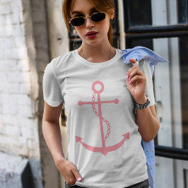 Camiseta Anclaje rosa