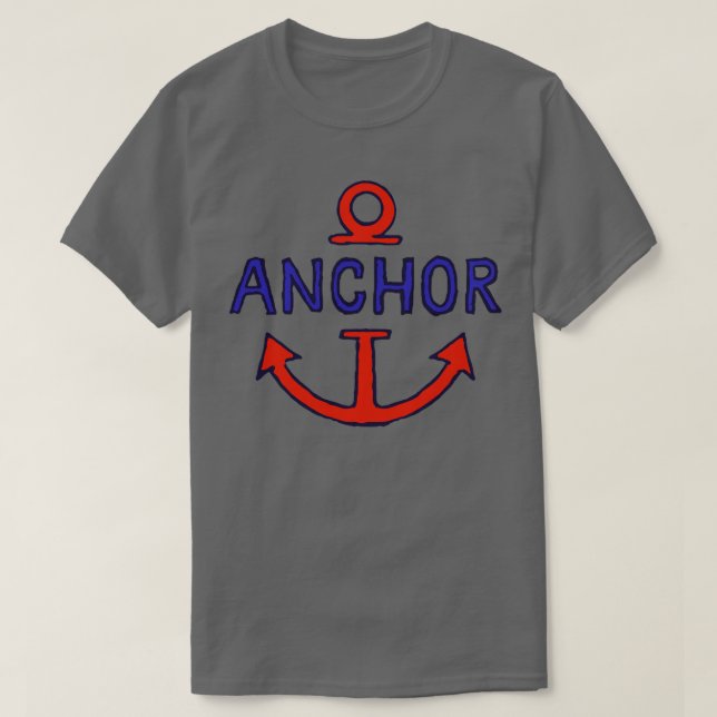 Camiseta Anclar una pieza (Diseño del anverso)