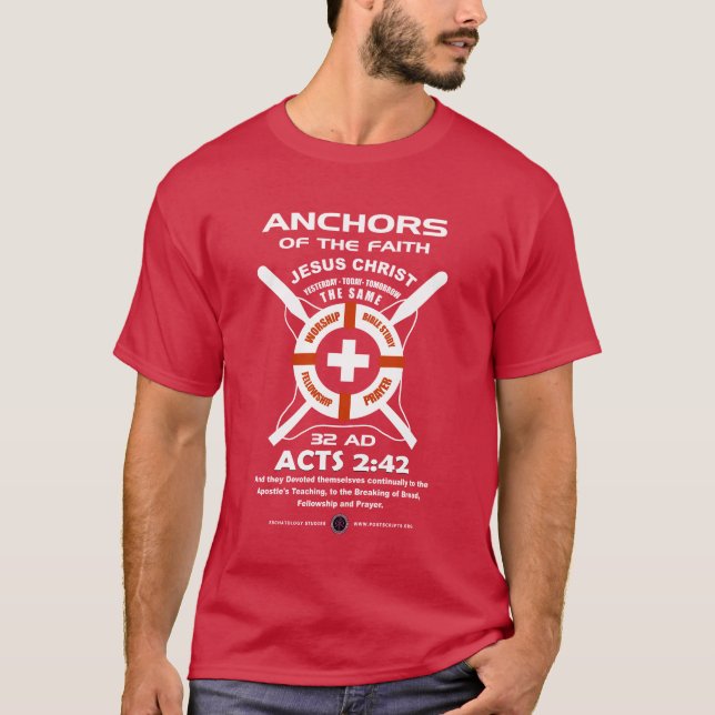 Camiseta Anclas de la fe (Anverso)