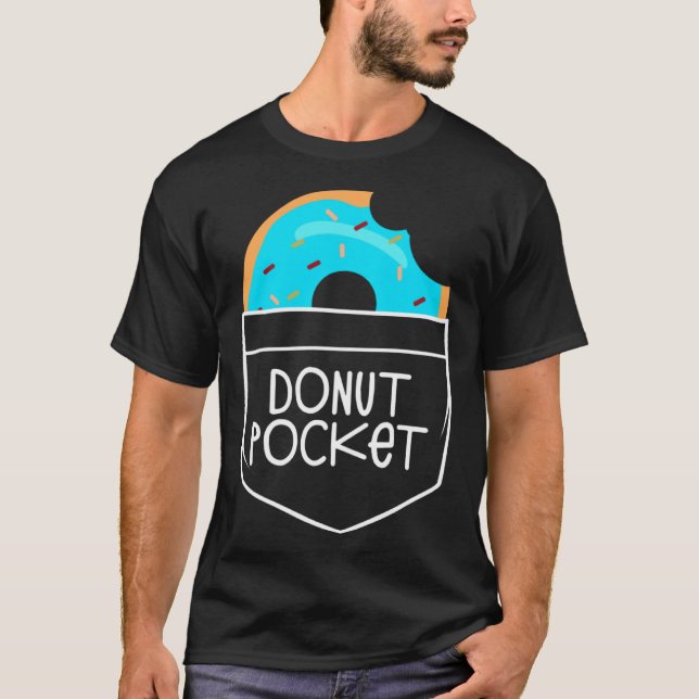 Camiseta And Cute Lime Bitten Donut Pocket Doughnut (Anverso)