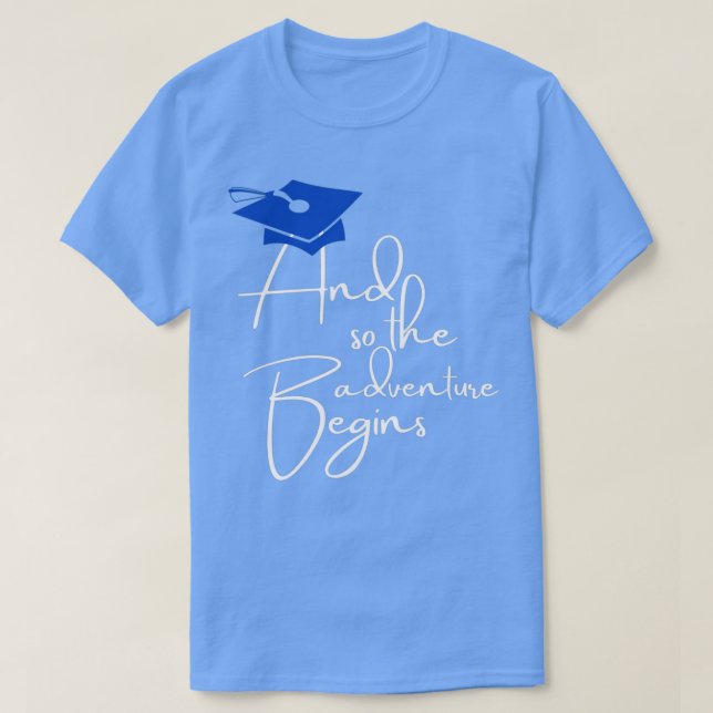 Camiseta And so the adventure Begins (Diseño del anverso)
