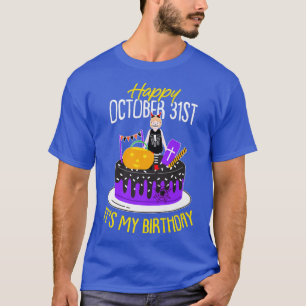 Camiseta And Yes Its My Birthday Lazy Halloween Costume Bda