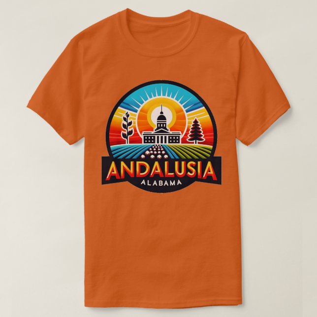 Camiseta Andalusia Alabama TShirt (Diseño del anverso)