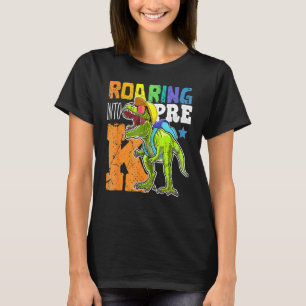 Camiseta Andando Para Prestar Dinosaurio Rex A La Escuela B