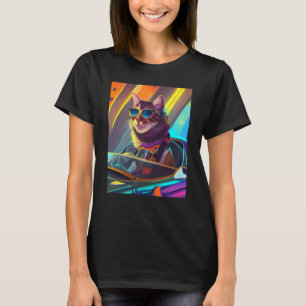 Camiseta Andar o maullar gatos siempre dominan la carretera