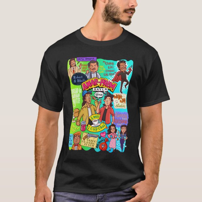 Camiseta Andaz apna apna doodle (Anverso)