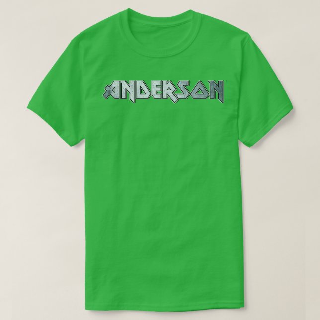 Camiseta Anderson (Diseño del anverso)