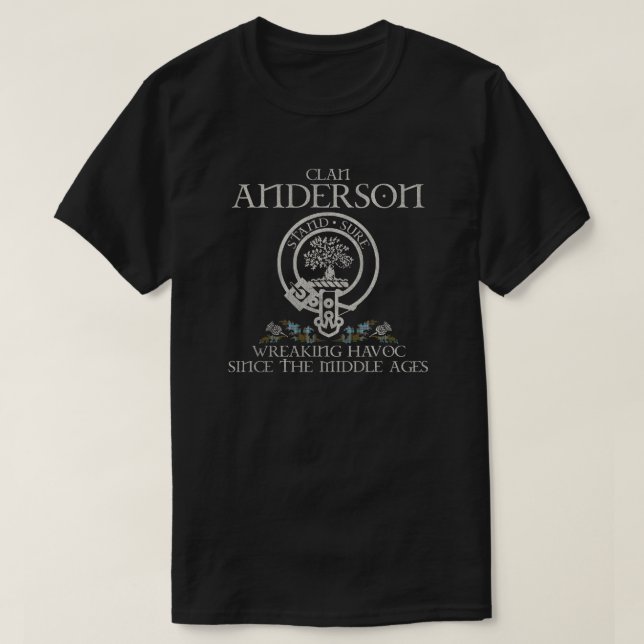 Camiseta Anderson Clan escudo Scottish apellido tartan This (Diseño del anverso)