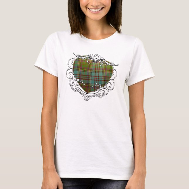 Camiseta Anderson Tartan Heart (Anverso)