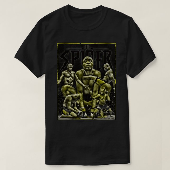 Camiseta Anderson The Spider Silva Classic T Shirt (Diseño del anverso)