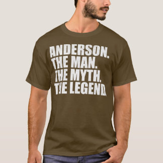 Camiseta AndersonAnderson Nombre Anderson nombre el nombre