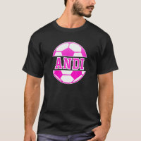 Andi Nombre Chicas Juega Fútbol Deportivo Fan Ba