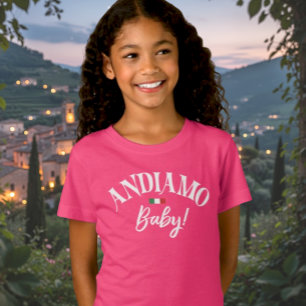 Camiseta ¡Andiamo Baby! Ropa Infantil Italiana de Viaje a J