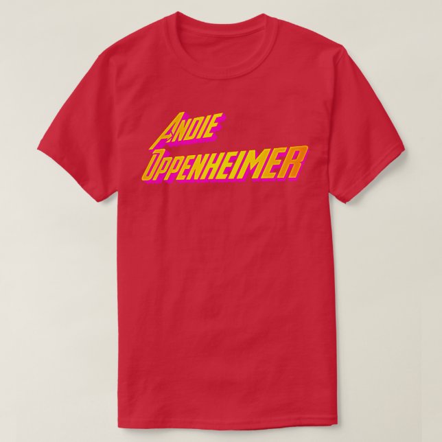 Camiseta Andie Oppenheimer (Diseño del anverso)