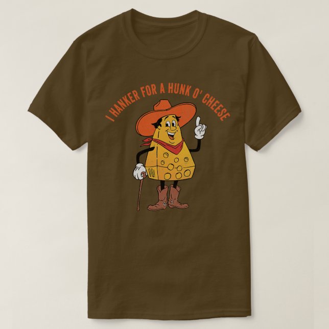 Camiseta Ando por un pedazo de queso (Diseño del anverso)