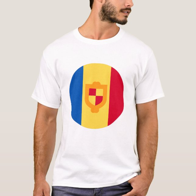 Camiseta Andorra Flag (Anverso)
