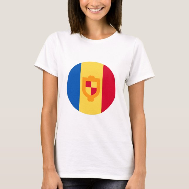 Camiseta Andorra Flag (Anverso)