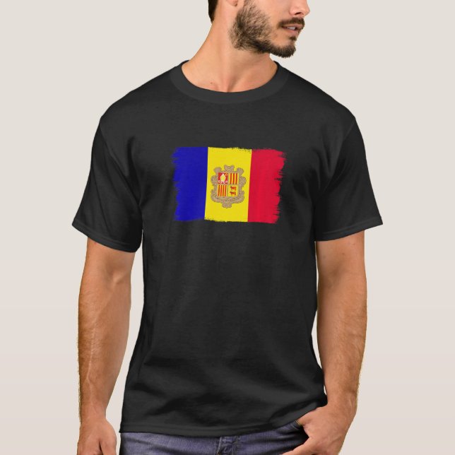 Camiseta Andorran Flag Andorra (Anverso)