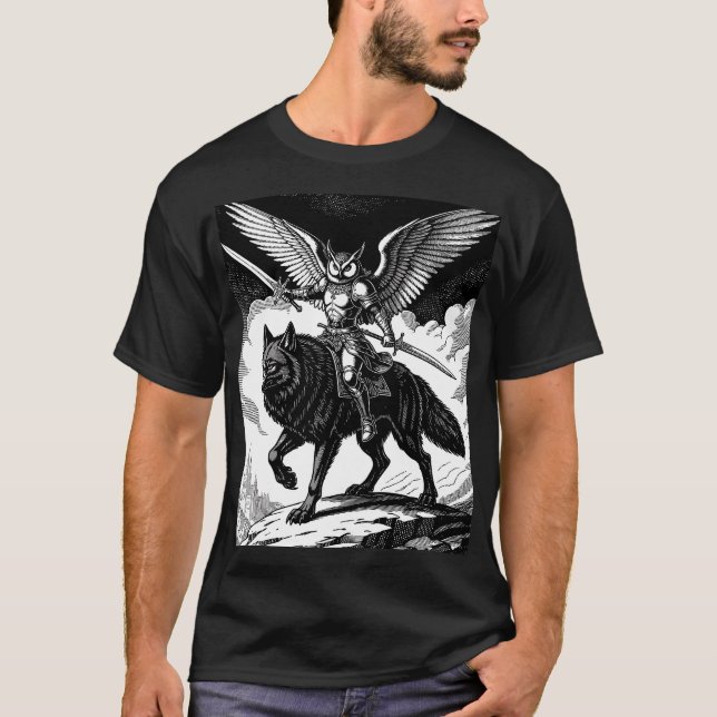 Camiseta Andras El Jinete del Búho (Anverso)