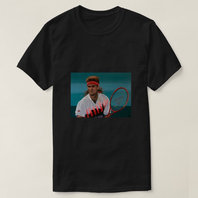 Camiseta André Agassi Painting Classic (Diseño del anverso)