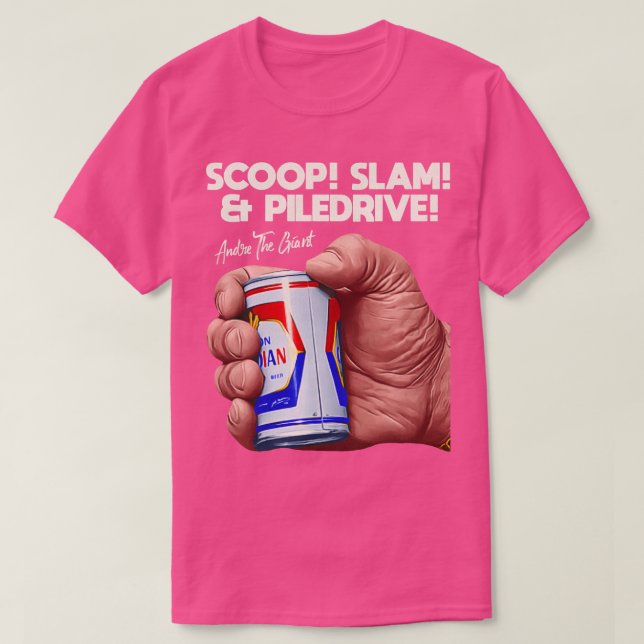 Camiseta Andre la cerveza gigante (Diseño del anverso)