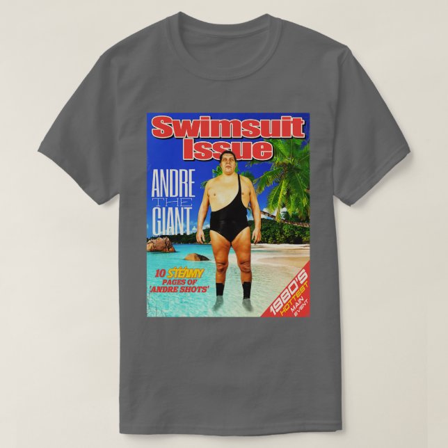 Camiseta Andre la cubierta gigante del traje de baño (Diseño del anverso)