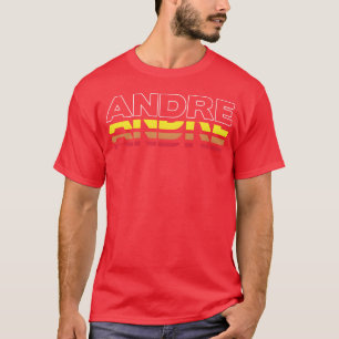 Camiseta Andre Nombre Divertido Vintage Atardecer Andre div