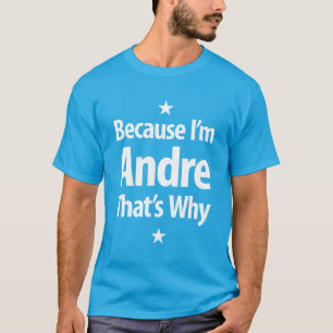 Camiseta Andre Nombre Personalizado Regalo de cumpleaños