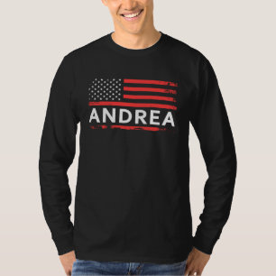 CAMISETA ANDREA BANDERA AMERICANA PARA ANDREA