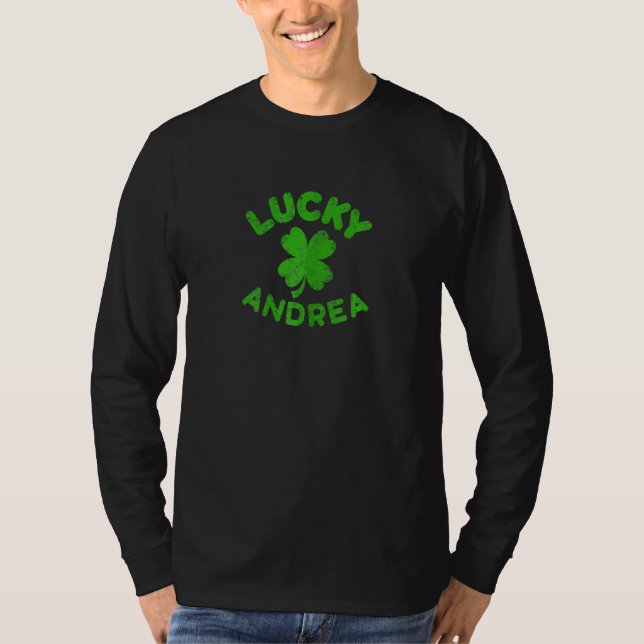 Camiseta Andrea Irish Family St Patrick S Day Lucky Andr (Anverso)