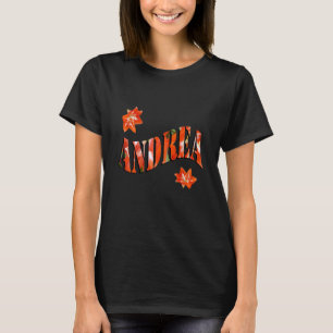 Camiseta Andrea, Nombre De Chicas Hecho De Lilies,
