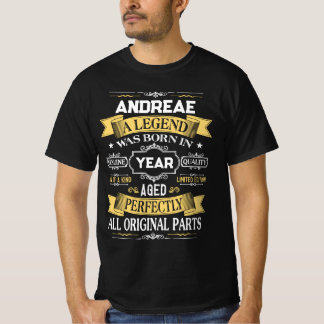 Camiseta ANDREAE Nació una leyenda en año