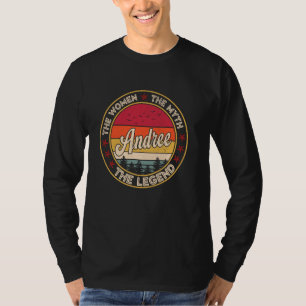 Camiseta Andree La Mujer El Mito La Leyenda